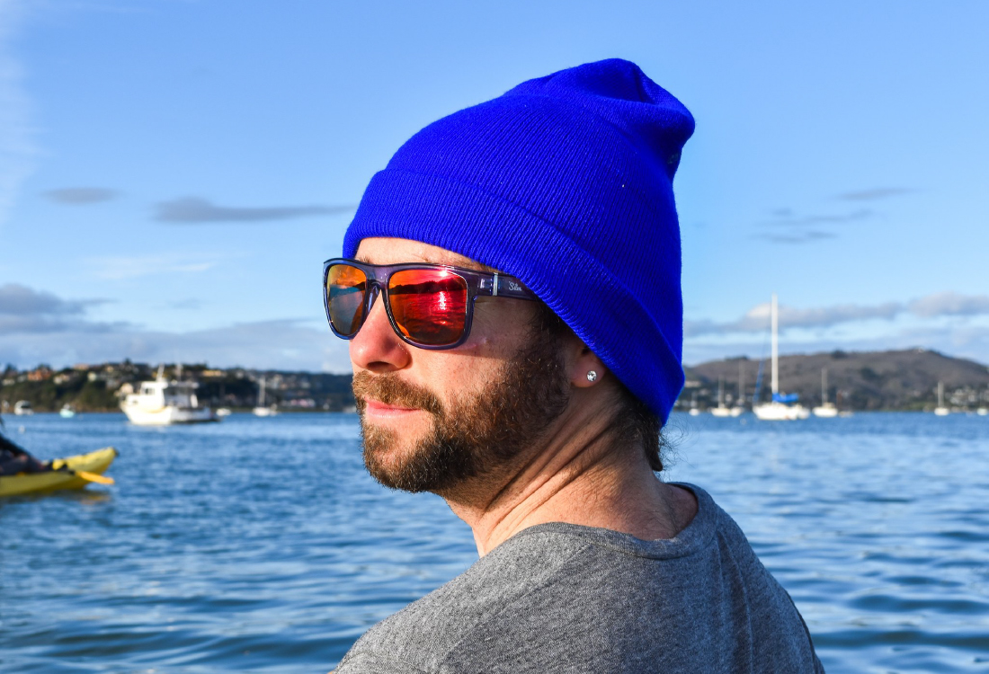 Hazy Skyline Polarised Sunglasses guy Hazy Skyline Polarised Sunglasses guy