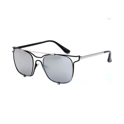MOB UV400 Sunglasses Silver frame