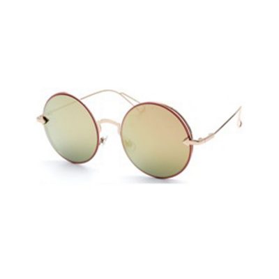 Retro Round UV400 Sunglasses gold